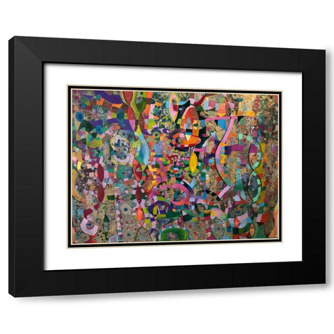 Moving up Black Modern Wood Framed Art Print with Double Matting by Loebelsohn, Alise