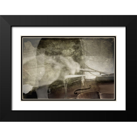 Falta Alma Black Modern Wood Framed Art Print with Double Matting by Mest, Olga