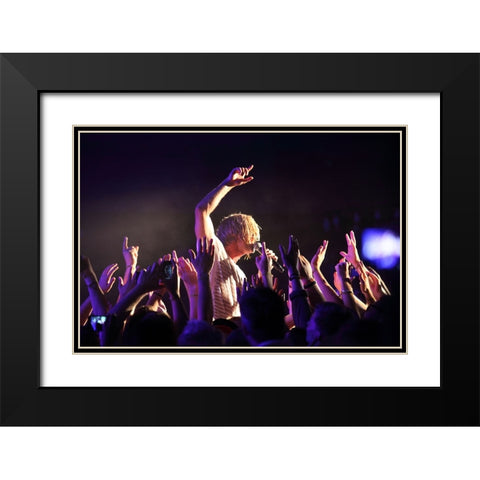 Switchfoot Black Modern Wood Framed Art Print with Double Matting by Gardestig, Anders