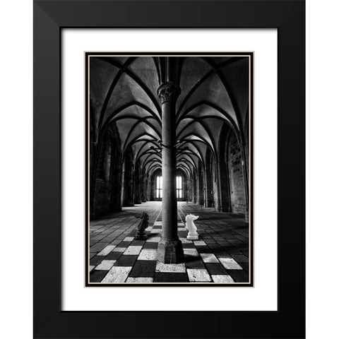 Querelle Black Modern Wood Framed Art Print with Double Matting by David Senechal Photographie