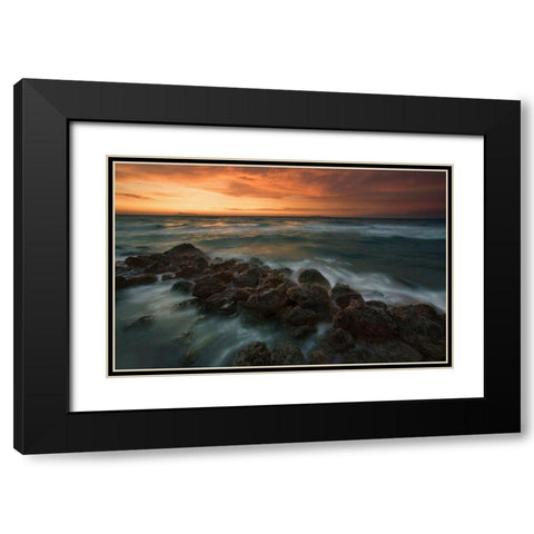 Peroulades... Black Modern Wood Framed Art Print with Double Matting by Browko, Krzysztof