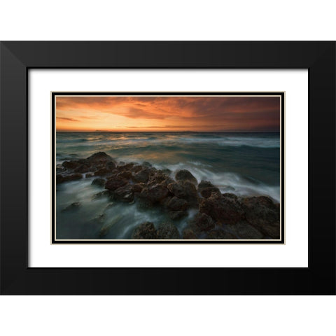 Peroulades... Black Modern Wood Framed Art Print with Double Matting by Browko, Krzysztof