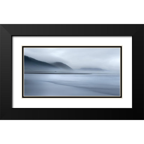 Summer Has Gone... Black Modern Wood Framed Art Print with Double Matting by M. Garcia, Jesus