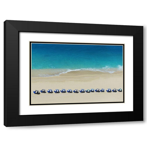 Untitled Black Modern Wood Framed Art Print with Double Matting by Dabi, Ina