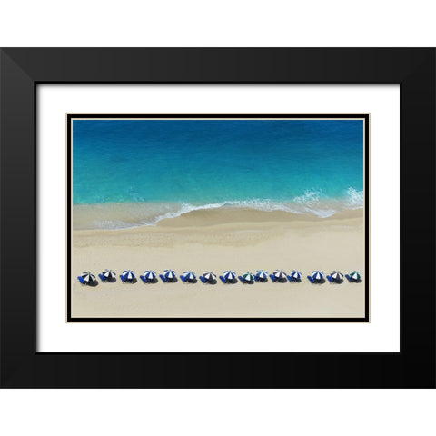 Untitled Black Modern Wood Framed Art Print with Double Matting by Dabi, Ina