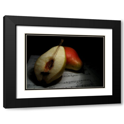 Still Life Black Modern Wood Framed Art Print with Double Matting by Basa, Emine