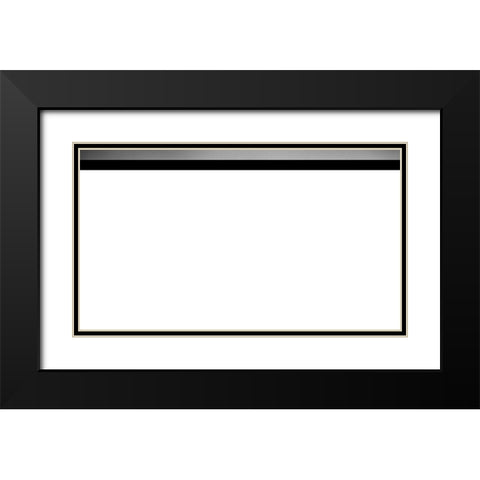 Cannon Beach Black Modern Wood Framed Art Print with Double Matting by Rak, Martin