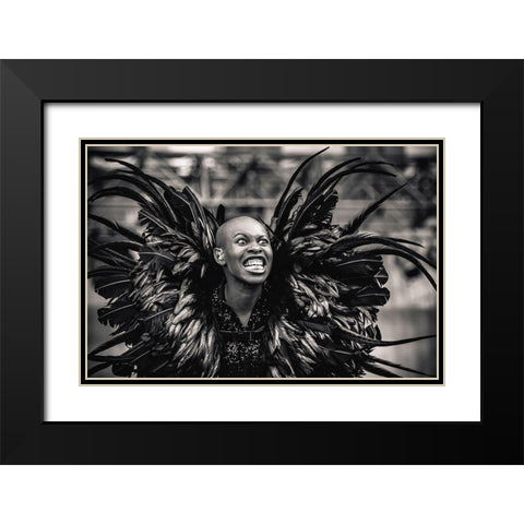 Skunk Anansie Black Modern Wood Framed Art Print with Double Matting by Unknown