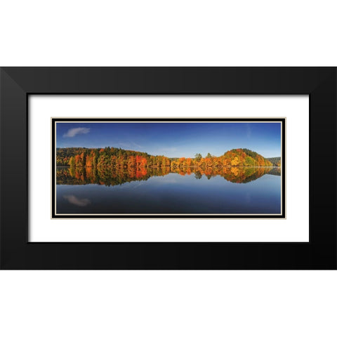 Autumn Black Modern Wood Framed Art Print with Double Matting by Jochen, Burger