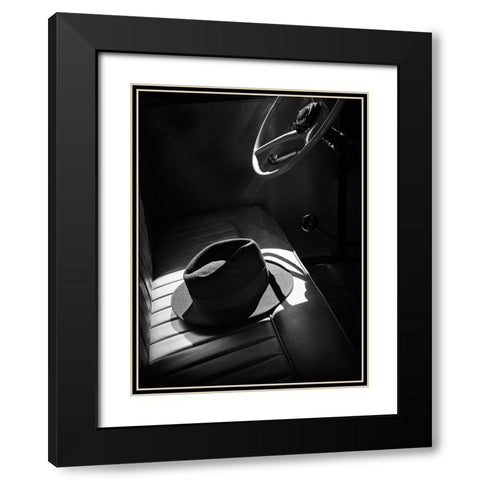 In The Sun Black Modern Wood Framed Art Print with Double Matting by Read, Barbara