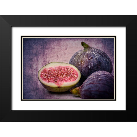 Figs Black Modern Wood Framed Art Print with Double Matting by Cmarits, Hannes