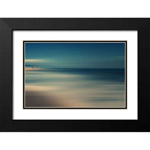 Not The End Of The World Black Modern Wood Framed Art Print with Double Matting by Shin, Cie