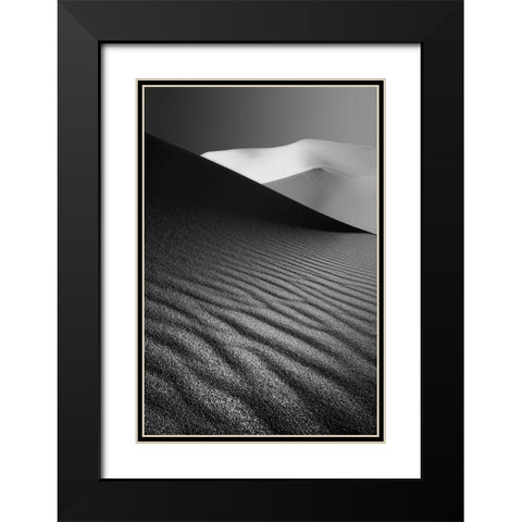 An Ice Hill In Desert ! Black Modern Wood Framed Art Print with Double Matting by Barootkoob, Ali
