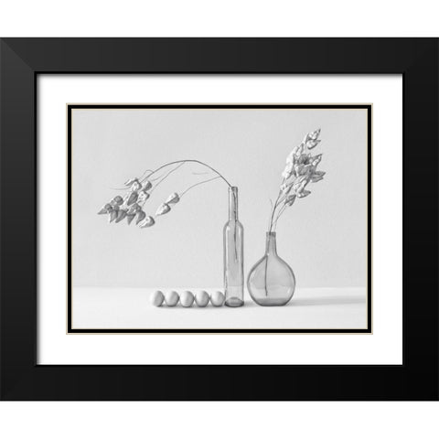 .....~Ii~ Black Modern Wood Framed Art Print with Double Matting by Lazarov, Dimitar