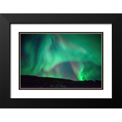 Dancing Black Modern Wood Framed Art Print with Double Matting by Chantaravisoot, Naphat