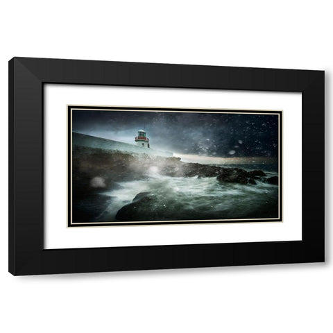 Storm Coming Black Modern Wood Framed Art Print with Double Matting by Krakowski, Marcin