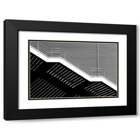 Untitled Black Modern Wood Framed Art Print with Double Matting by Niemiec, Anna