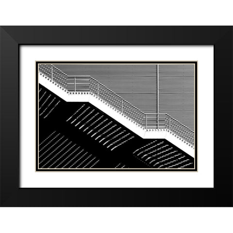 Untitled Black Modern Wood Framed Art Print with Double Matting by Niemiec, Anna