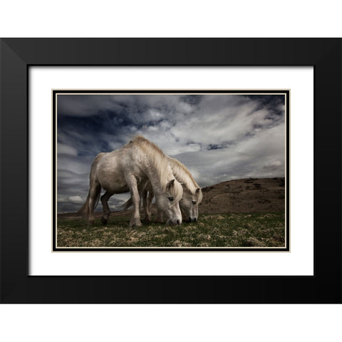 Two Years Later Black Modern Wood Framed Art Print with Double Matting by Ingibergsson, Bragi