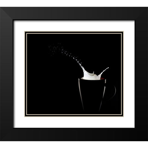 Milky Way Black Modern Wood Framed Art Print with Double Matting by Pabst, Christian