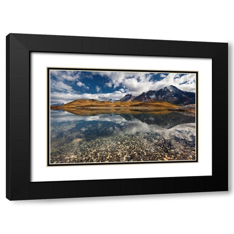 ...Illusoriness... Black Modern Wood Framed Art Print with Double Matting by Shcherbina, Valeriy