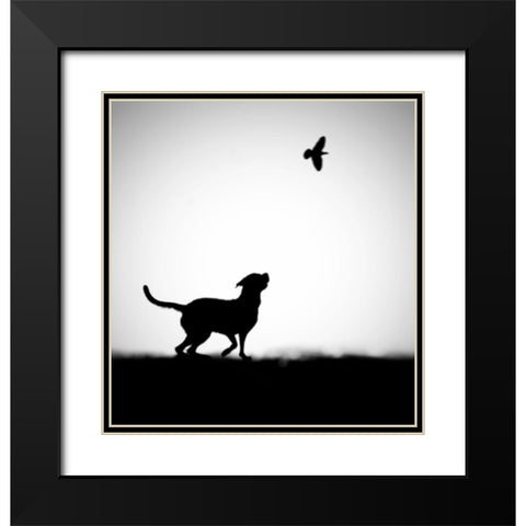 The Clue Black Modern Wood Framed Art Print with Double Matting by Lee, Hengki