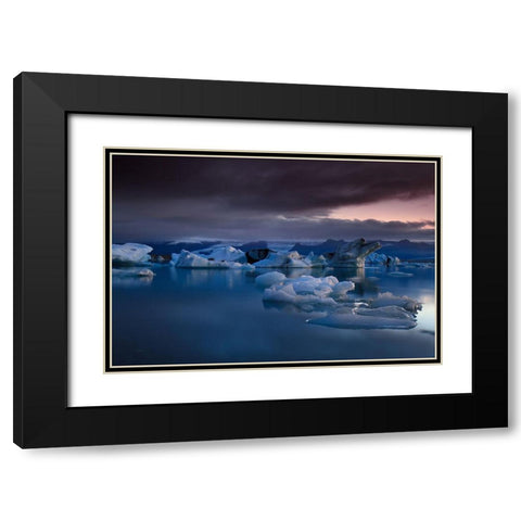 Global Warming Black Modern Wood Framed Art Print with Double Matting by Eichelberg, Amnon