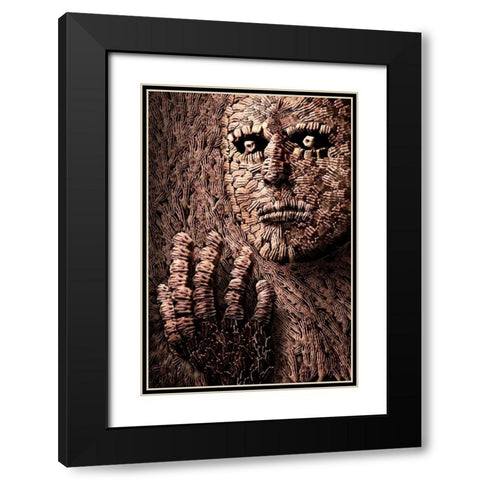 The Tool Of Tools Black Modern Wood Framed Art Print with Double Matting by Kiciak, Christophe