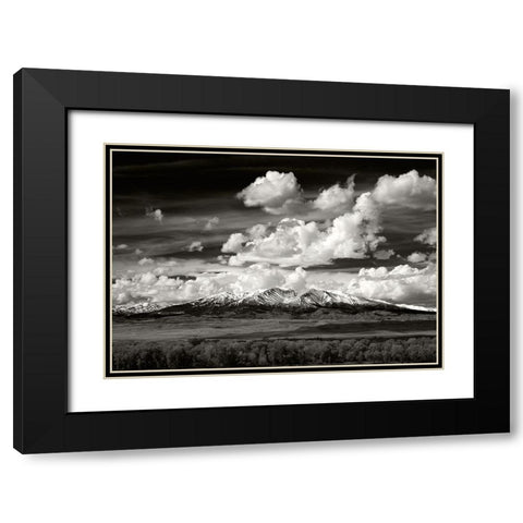 South Crazies Black Modern Wood Framed Art Print with Double Matting by Wesler, Jay