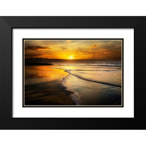 Xago Black Modern Wood Framed Art Print with Double Matting by C. Lobato, Jose