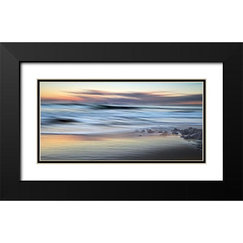 Mar De Suavidades Black Modern Wood Framed Art Print with Double Matting by Pascual Buye, Santiago