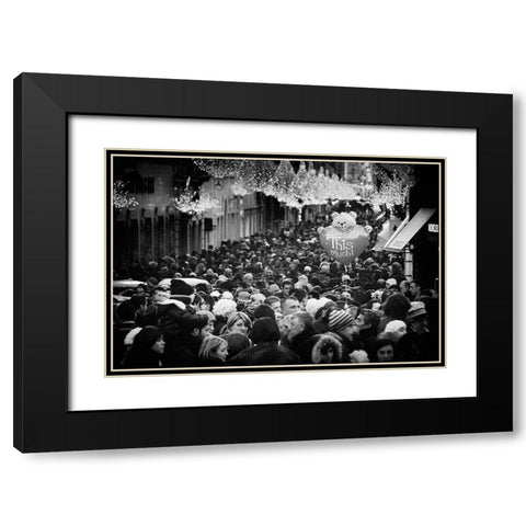 I Love You This Much! Black Modern Wood Framed Art Print with Double Matting by Grambone, Antonio