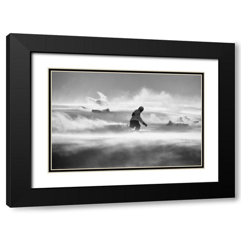 For Strong Only... Black Modern Wood Framed Art Print with Double Matting by Svoboda MQEP, Peter