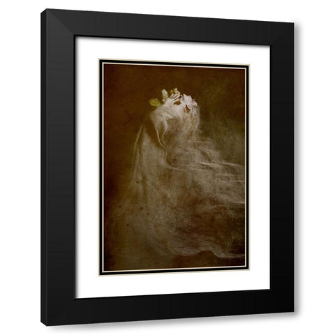 Autumn Black Modern Wood Framed Art Print with Double Matting by Mest, Olga