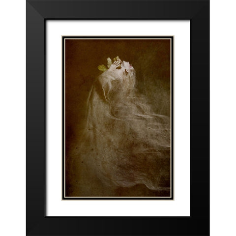 Autumn Black Modern Wood Framed Art Print with Double Matting by Mest, Olga