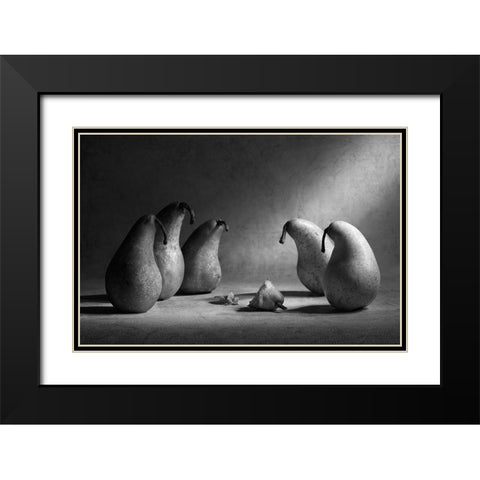 :-( Black Modern Wood Framed Art Print with Double Matting by Ivanova, Victoria