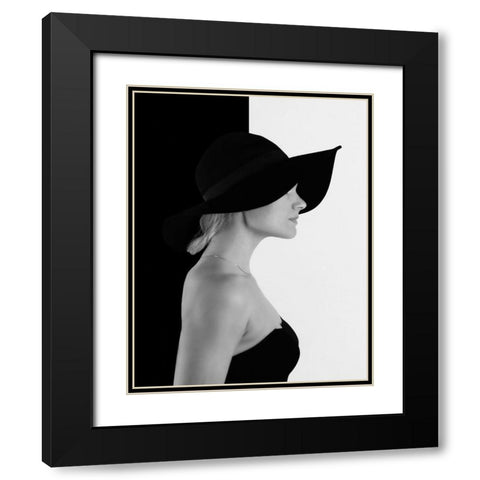 Black Black Modern Wood Framed Art Print with Double Matting by Mathiesen, Kent