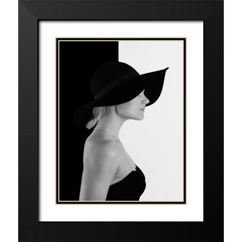 Black Black Modern Wood Framed Art Print with Double Matting by Mathiesen, Kent