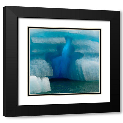 Empty Cross Black Modern Wood Framed Art Print with Double Matting by Dubikovskiy, Dmitry