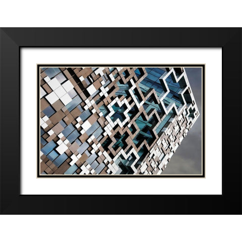 Xxx Black Modern Wood Framed Art Print with Double Matting by Wride, Linda