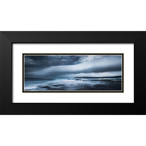 Witness Black Modern Wood Framed Art Print with Double Matting by Zhang, Joshua