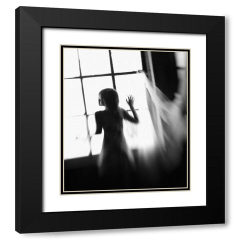 Prison Bride Black Modern Wood Framed Art Print with Double Matting by Kisworo, Sebastian