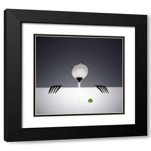 Want You... Black Modern Wood Framed Art Print with Double Matting by De Kogel, Wieteke