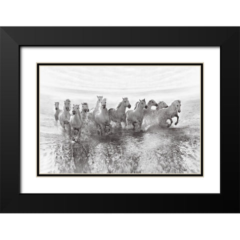 Illusion Of Power (13 Horse Power Though) Black Modern Wood Framed Art Print with Double Matting by Golubenko, Roman