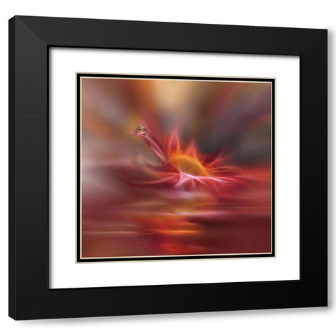 Song Of My Soul... Black Modern Wood Framed Art Print with Double Matting by Nan, Juliana