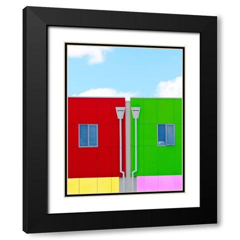 We All Live In A Yellow Submarine Black Modern Wood Framed Art Print with Double Matting by Pearson, Wayne