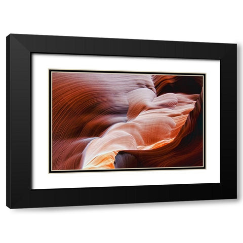 The Echo Of Time Black Modern Wood Framed Art Print with Double Matting by J. Lee, Andrew