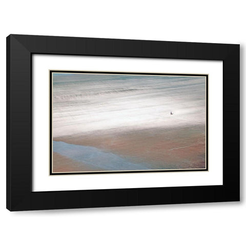 Isolation Black Modern Wood Framed Art Print with Double Matting by Wride, Linda