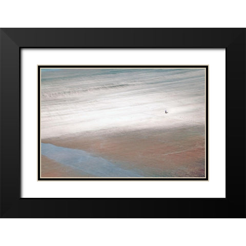 Isolation Black Modern Wood Framed Art Print with Double Matting by Wride, Linda