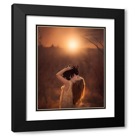 Nearing Spring Black Modern Wood Framed Art Print with Double Matting by Olson, Jake